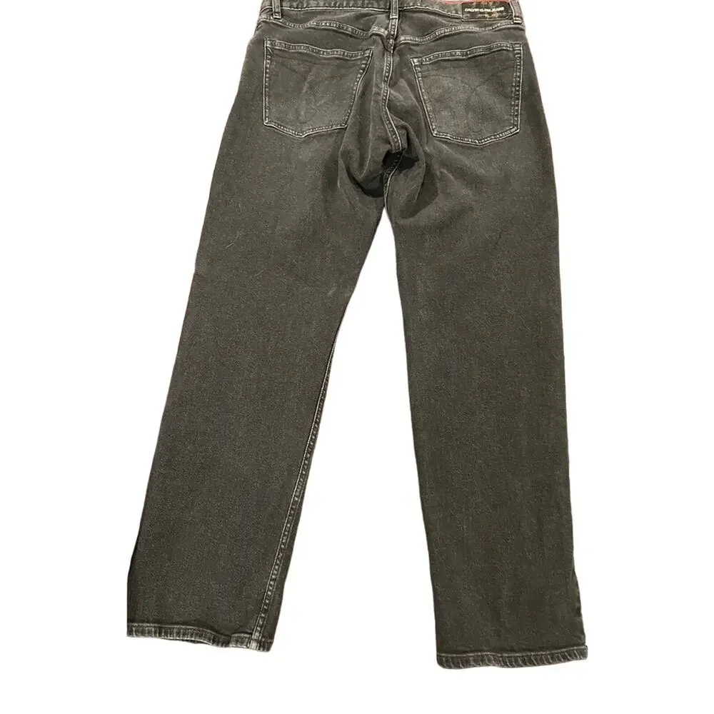 Calvin Klein Men’s Straight Fit Boston Jeans‎ in Black Size 36x30 see note